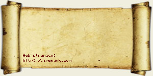 Ognjen Crnjanski vizit kartica